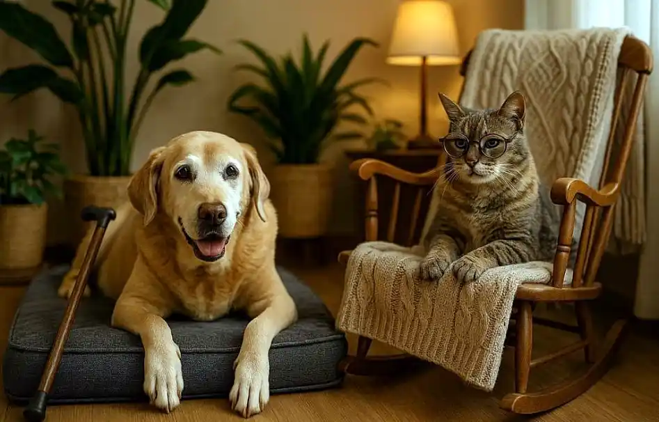 Adultos mayores y mascotas