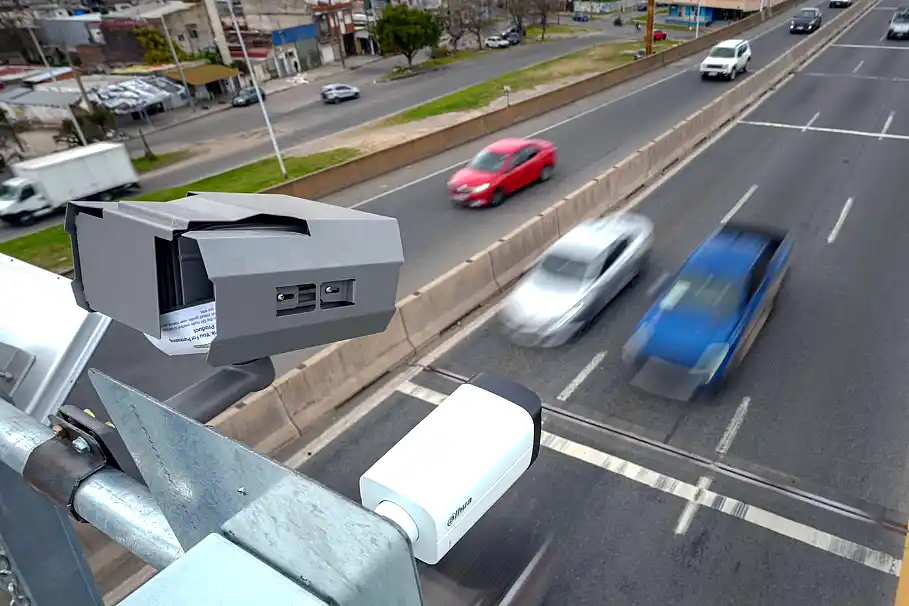 Peaje automático en la Autopista Buenos Aires-La Plat