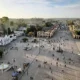 Plaza Belgrano vista aerea