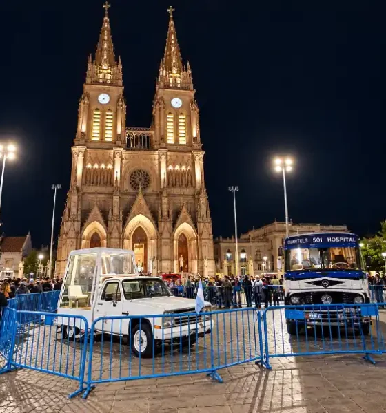 La Basílica de Luján cambia su iluminación