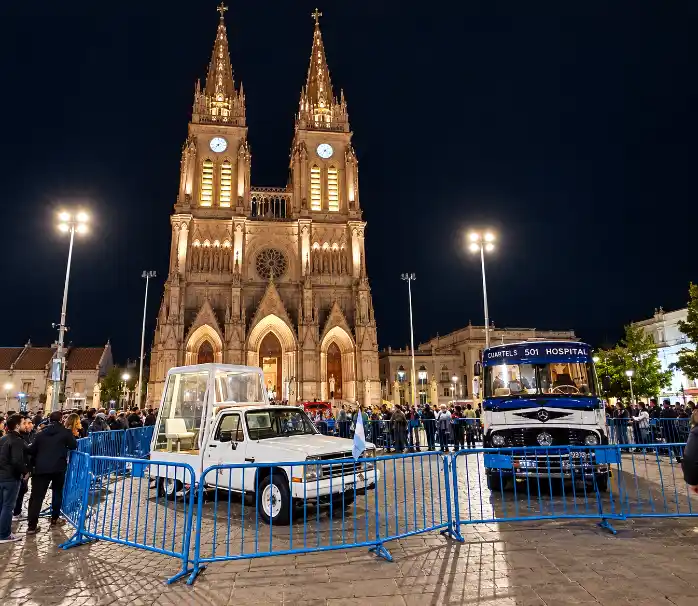 La Basílica de Luján cambia su iluminación