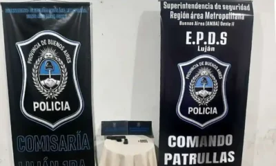Dos aprehendidos en Luján: