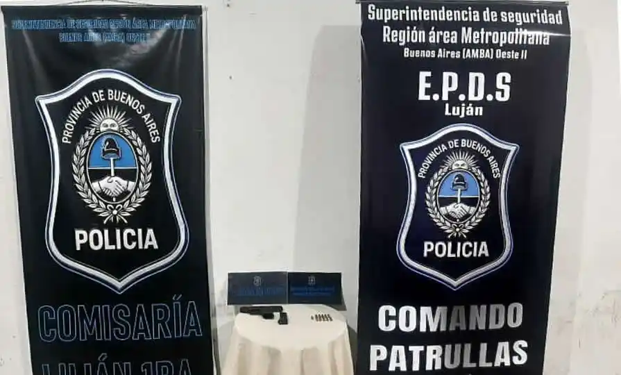 Dos aprehendidos en Luján: