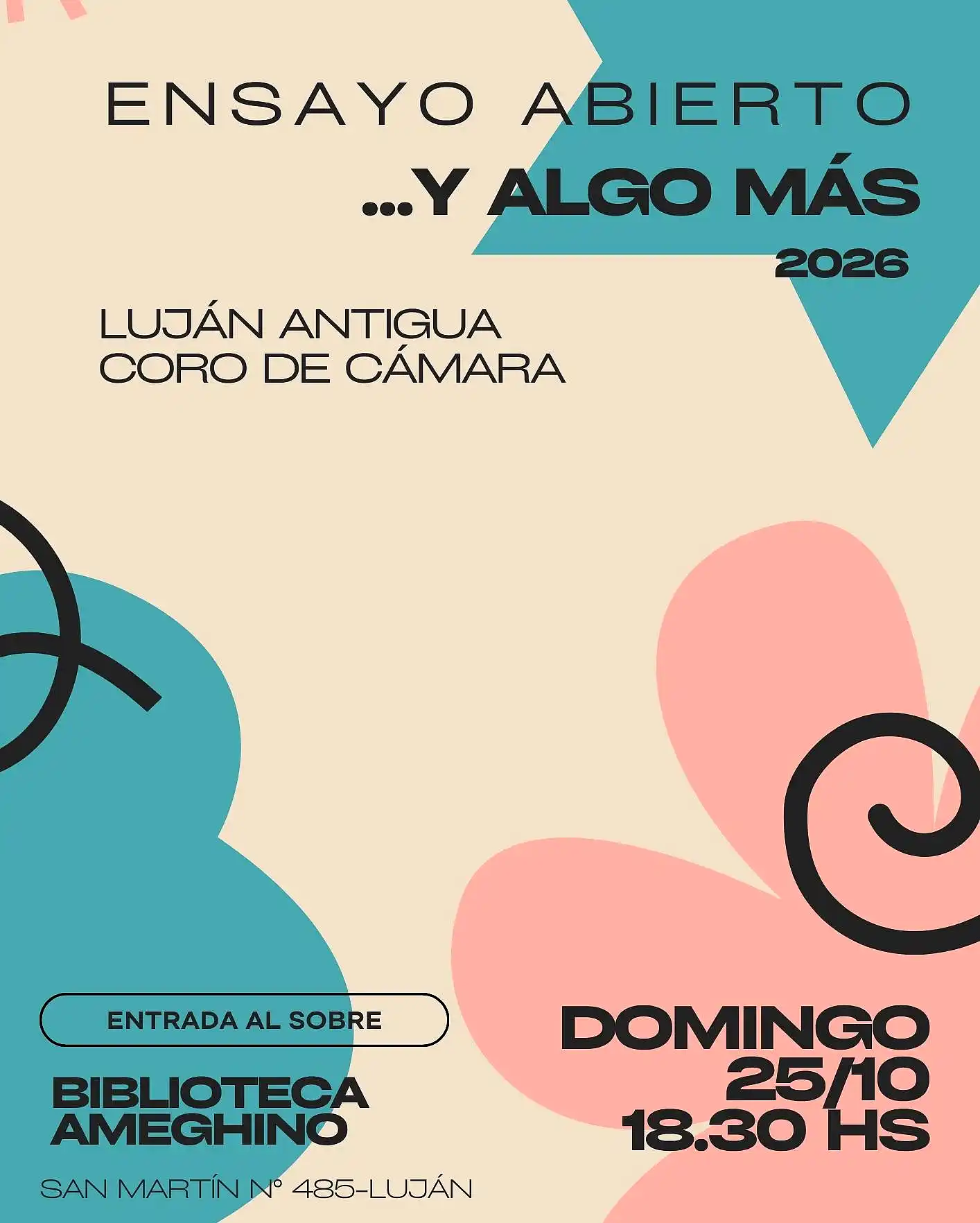 Ensayo coro Luján Antigua