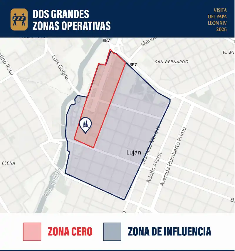 Papa en Luján: cómo llegar a la misa y qué deben saber los peregrinos 37 llegada del Papa León XIV